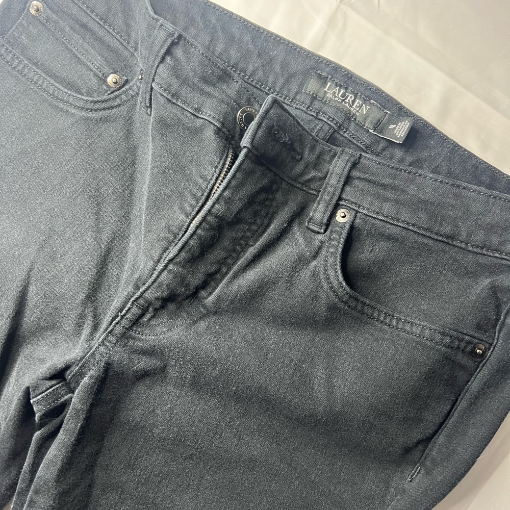 Lauren Ralph Lauren Charcoal Black Denim Jeans